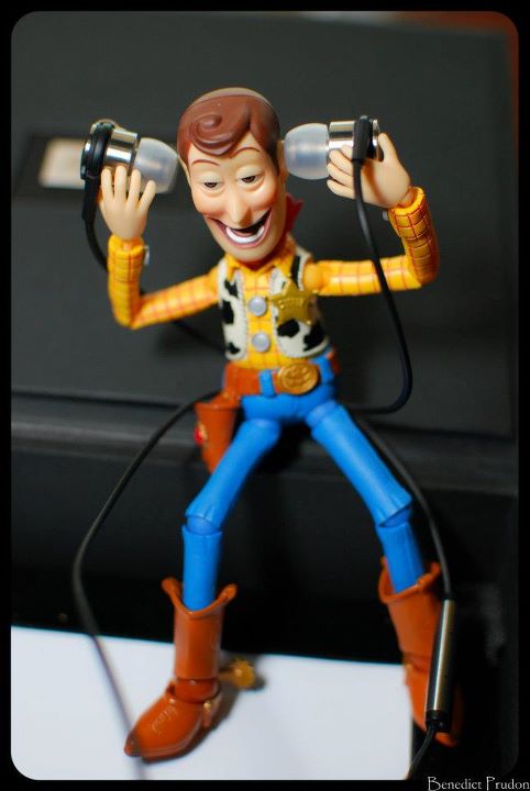 Woody just loves his AKG K3003's