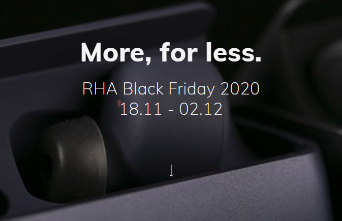 RHA Audio Black Friday