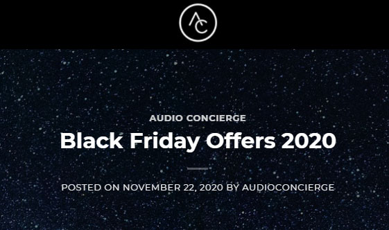 The Audio Concierge Black Friday