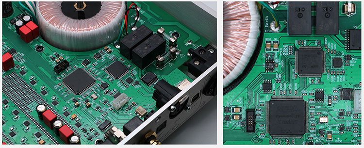 Picture of the internals of the Musician Audio Pegasus R2R DAC