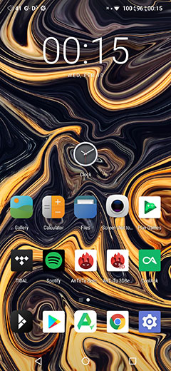 iBasso DX300 Home Screen