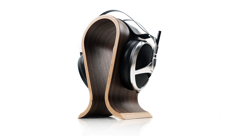 Meze Audio Elite headphones on a stand