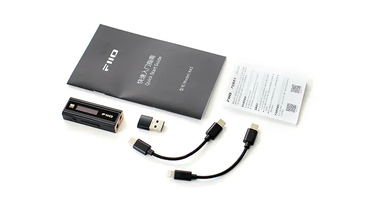 FiiO KA5 accessories