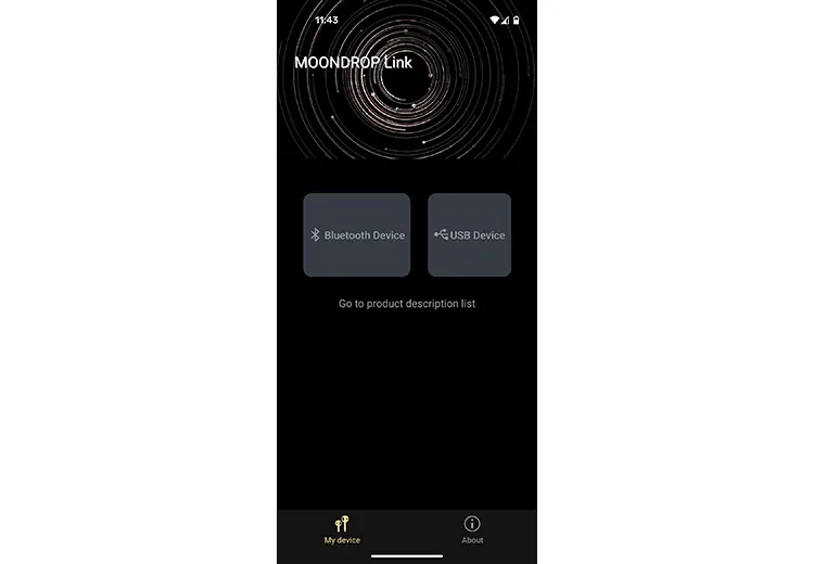MOONDROP MOONRIVER 2: TI Link app