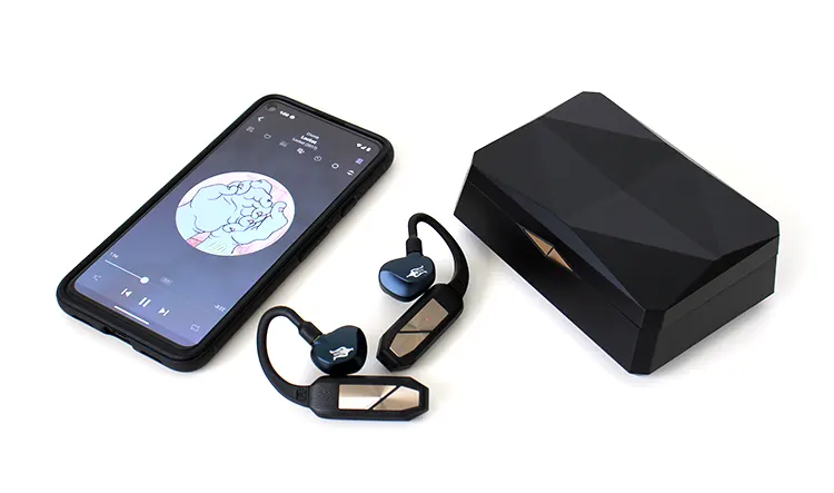 iFi Audio GO pod paired with Meze RAI Penta