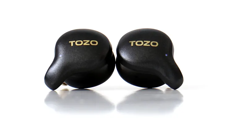 TOZO Golden X1 earbuds design
