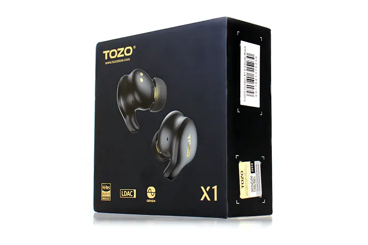 TOZO Golden X1 retail box