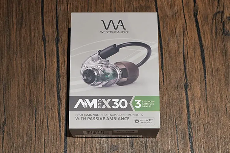 Westone Audio AM Pro X30 retail box