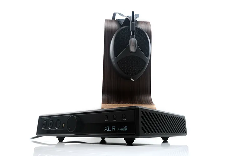 Meze Audio Empyrean II paired with HIFIMAN Prelude at an angle