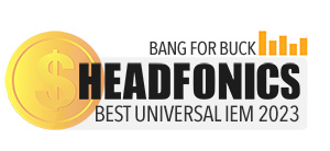 2023 Bang For Buck Awards Best Universal IEM