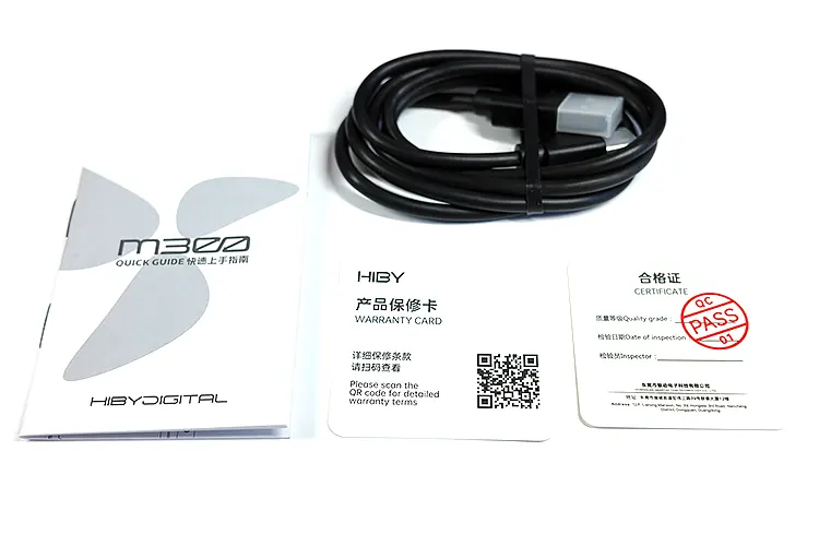 HiBy Digital M300 accessories