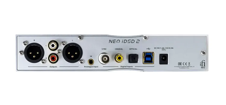 iFi Audio NEO iDSD 2 rear panel