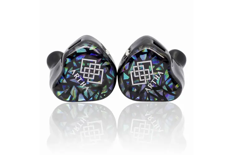 Flipears Artha IEMs on white background