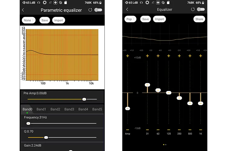 Cayin N3Ultra PEQ and EQ options