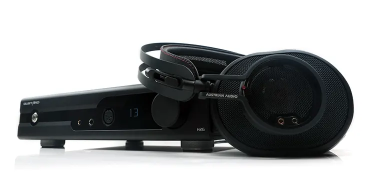 Gustard H26 paired with Austrian Audio Composer headphones