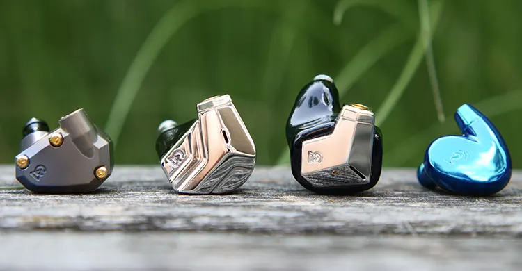 Campfire Audio beside 3 other IEM shells