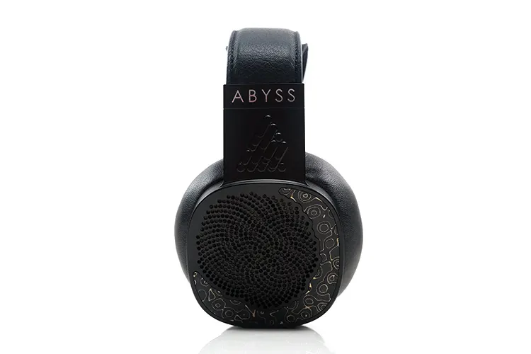 ABYSS Diana DZ headphones standing upright