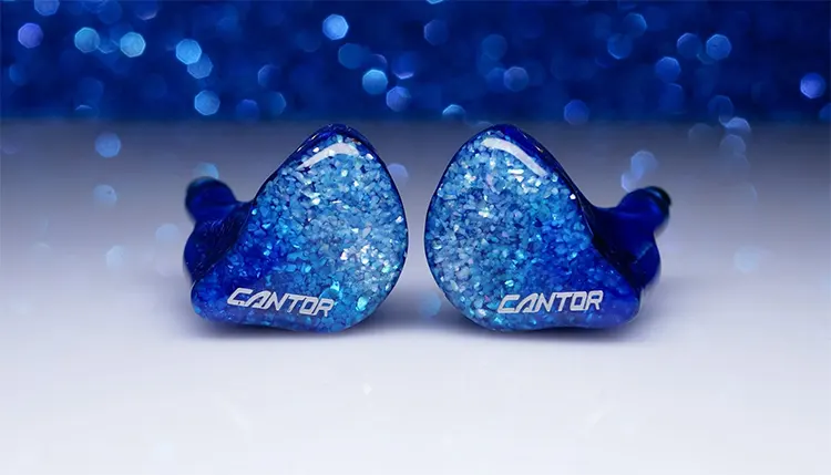 AFUL Cantor shells on blue bokeh background