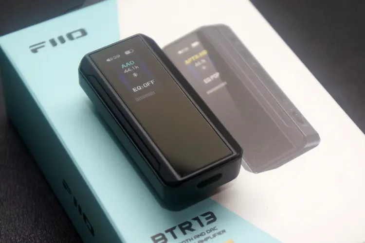 FiiO BTR13 on its retail box