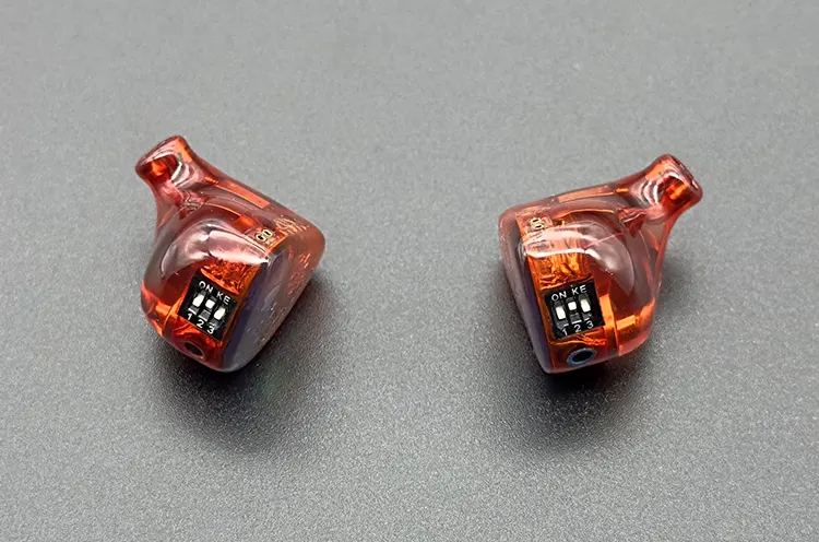 Moritz Audio Paradise shells with switches on sides