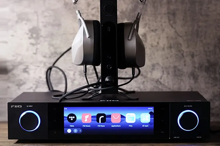 FiiO S15 with HIFIMAN ISVARNA on top