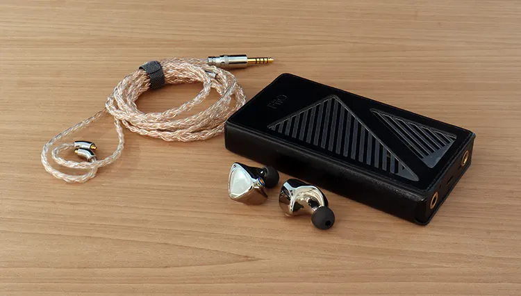 FiiO FX17 titanium shells with M11 Pro and detached cable