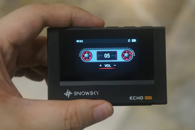 FiiO SNOWSKY ECHO MINI volume screen
