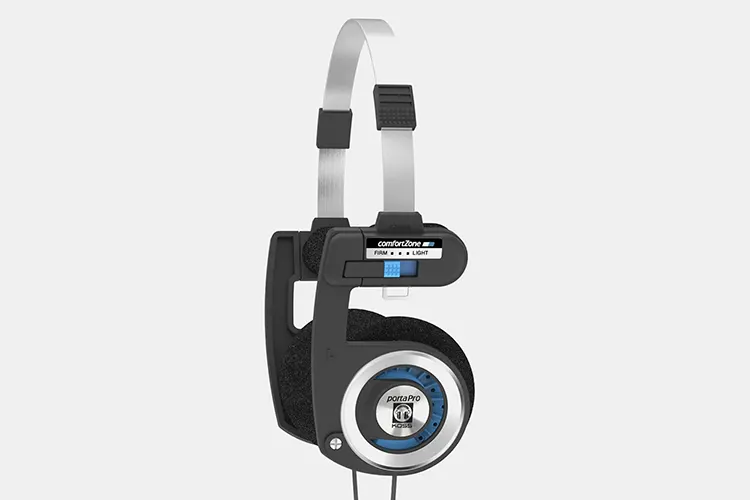 Koss Porta Pro headphones on grey background