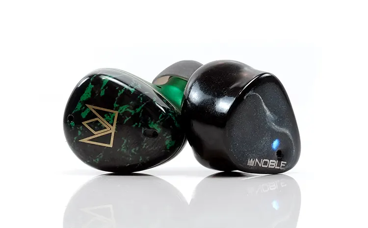 Noble Audio Rex5 beside Mystique TWS