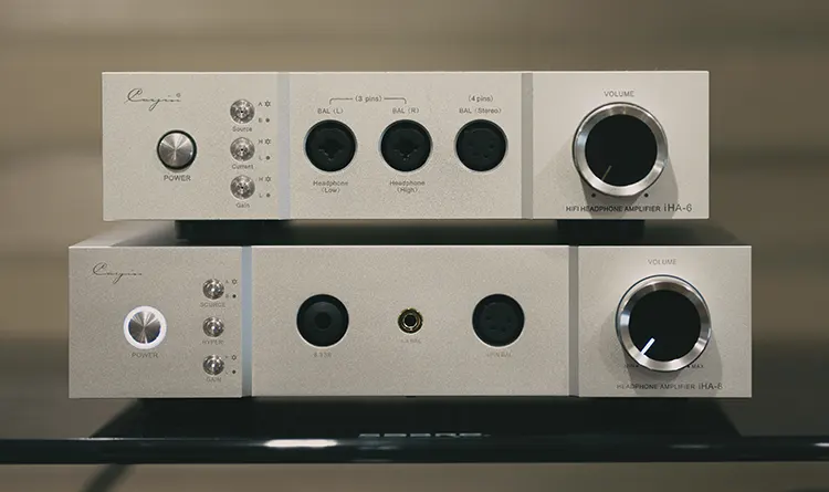 Cayin iHA-8 with iHA-6 on top