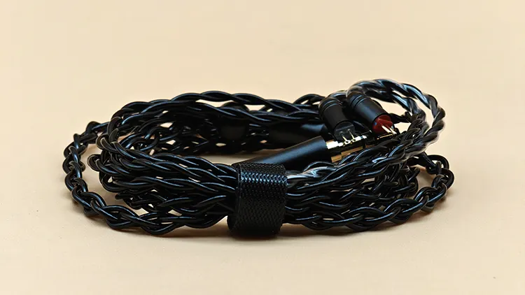 Kiwi Ears Aether stock black cable