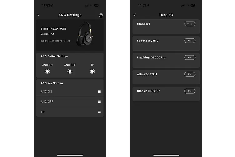 MOONDROP Edge App 2 screenshots
