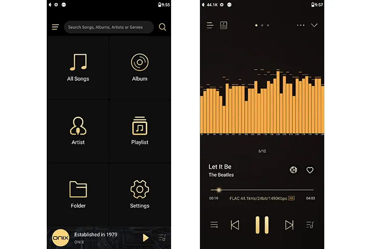 ONIX Waltz XM10 Ltd media management 2 screenshots