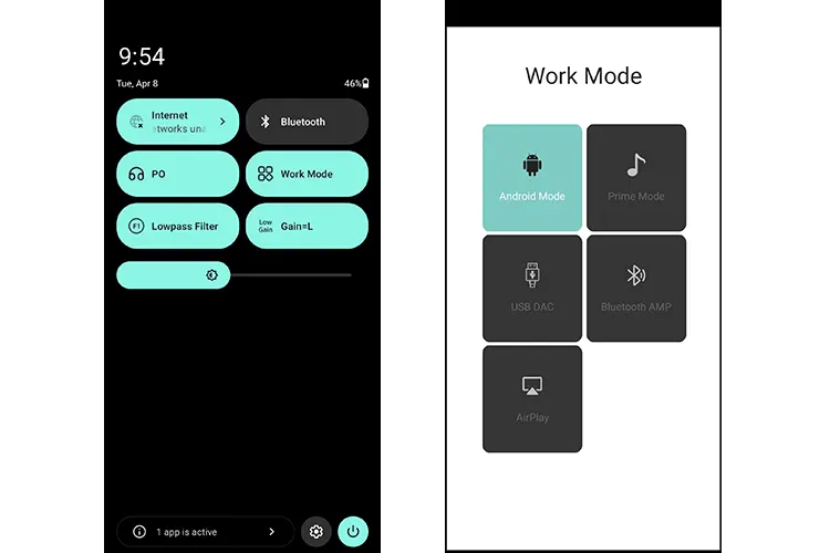 ONIX Waltz XM10 Ltd navigation and work mode 2 screenshots
