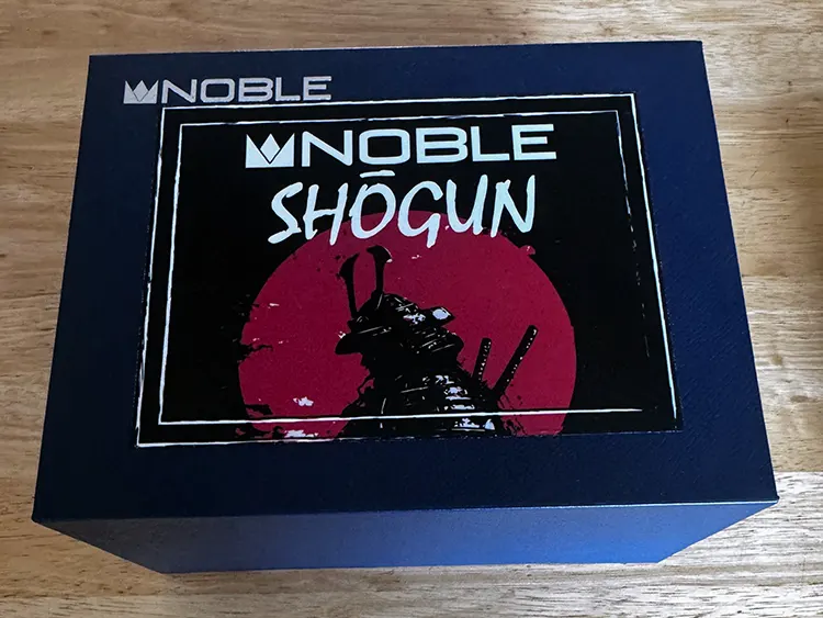Noble Audio Shogun box
