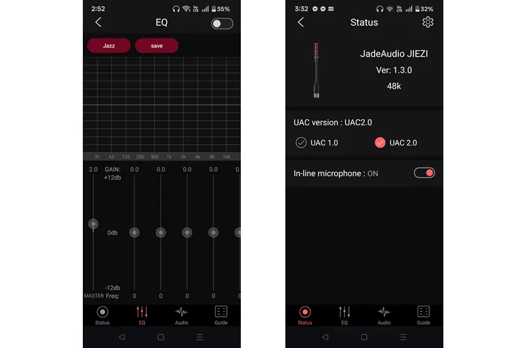 FiiO JIEZI FiiO Control App 2 screenshots