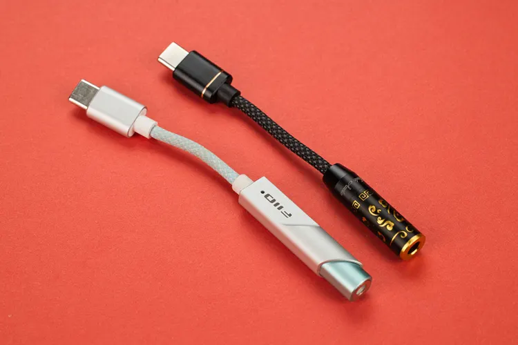 FiiO JIEZI beside FiiO KA11 dongle DAC