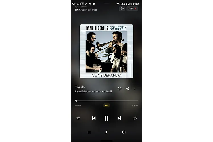HiBy R6Pro II 2025 playback screenshot
