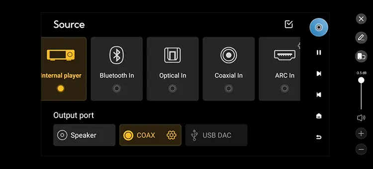 Eversolo Play Apps sources screenshot