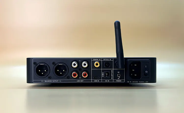 FiiO K13 R2R rear panel