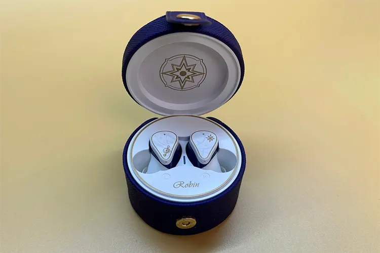 MOONDROP x HONKAI Star Rail Robin shells in cradle