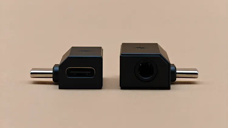 FiiO SNOWSKY Tiny A and B dongle USB port side profile