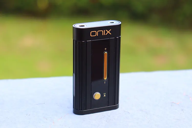 ONIX Beta XI2 dongle DAC standing upright