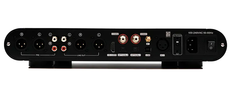 Topping DX9 Discrete amplifier rear panel