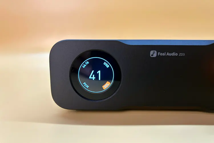 Fosi Audio ZD3 LCD screen display