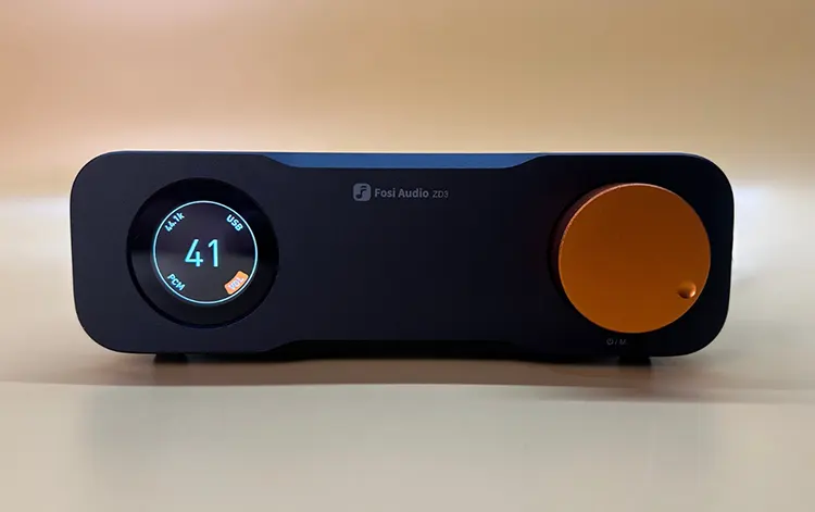 Fosi Audio ZD3 front panel