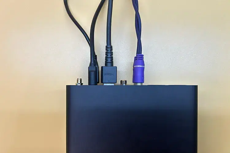 Fosi Audio ZD3 rear panel connections