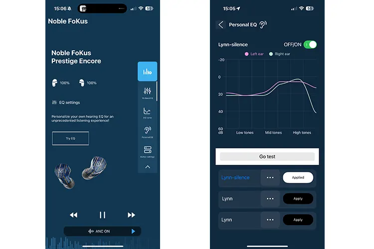 Noble FoKus App 2 screenshots