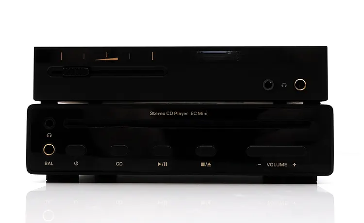 Shanling EC Zero T on top of EC Mini cd player
