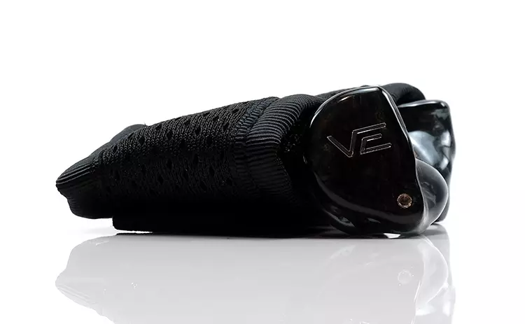 Vision Ears VE PRO shells in netted pouch